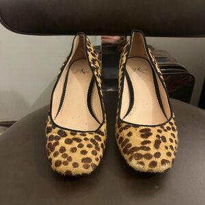 Leopard print heels